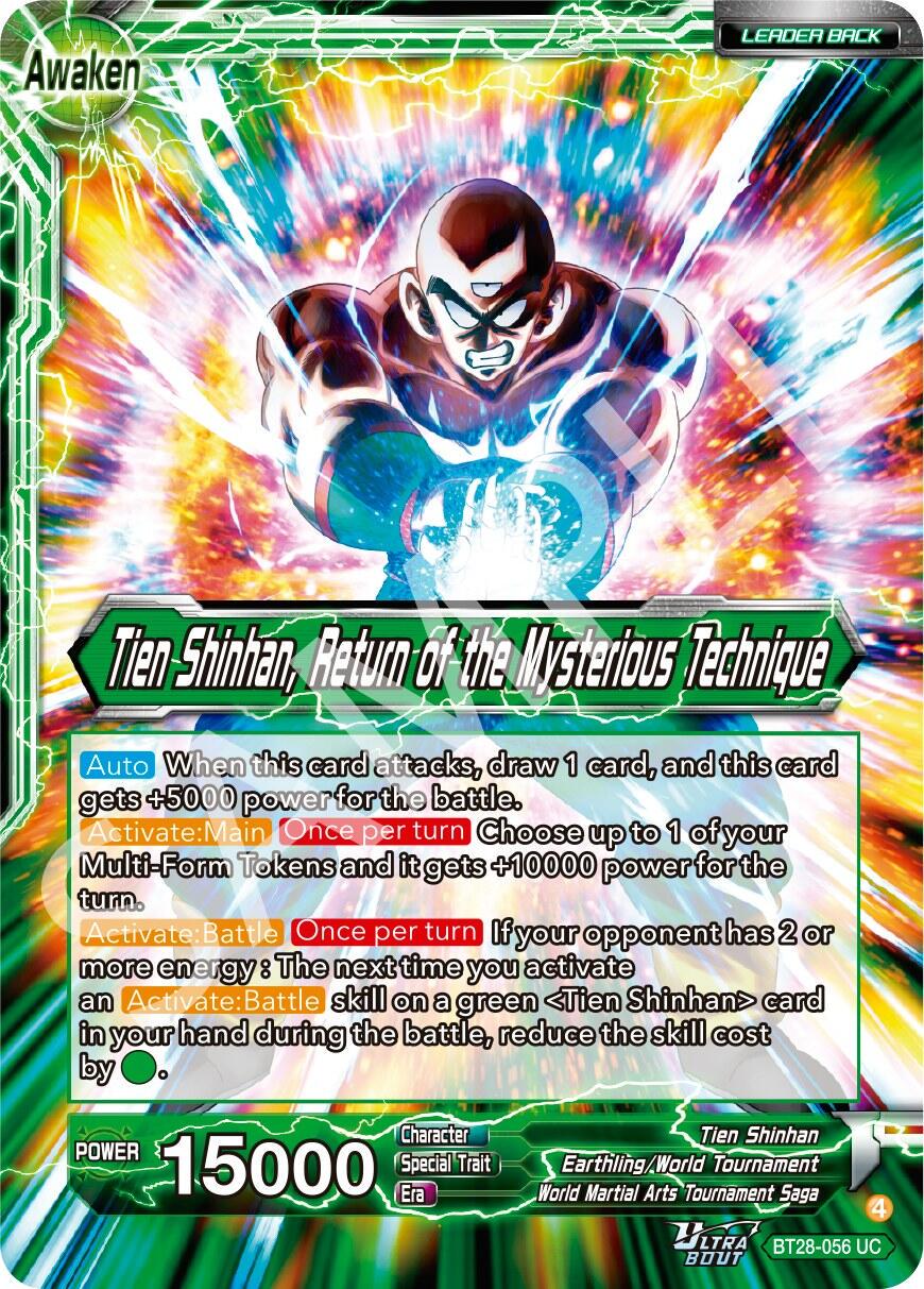 Tien Shinhan // Tien Shinhan, Return of the Mysterious Technique BT28-056