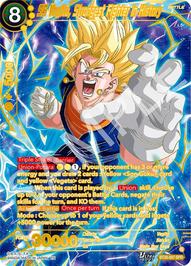 SS Vegito, Strongest Fighter in History [SPR] BT28-097