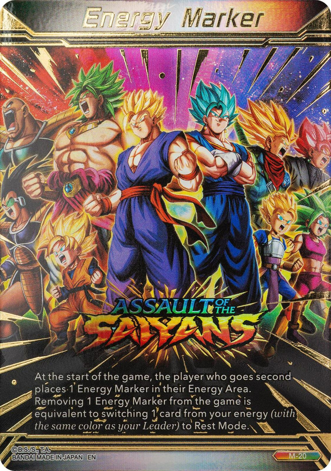 Energy Marker - Assault of the Saiyans [Foil] M-20