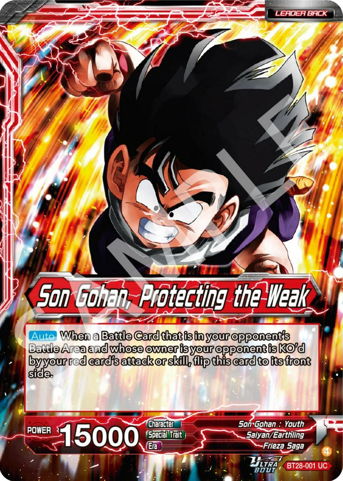 Son Gohan // Son Gohan, Protecting the Weak BT28-001