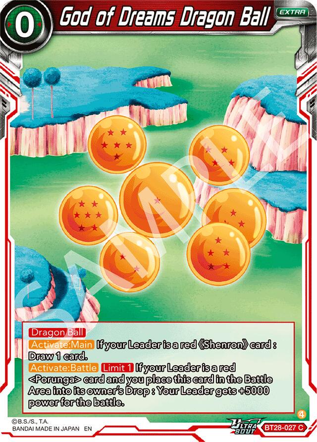 God of Dreams Dragon Ball BT28-027