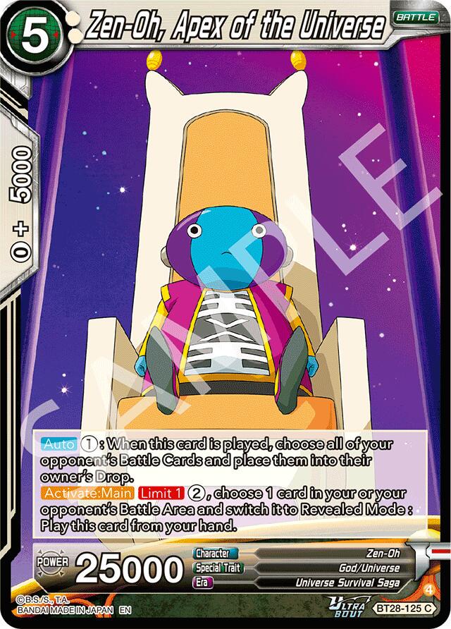 Zen-Oh, Apex of the Universe BT28-125