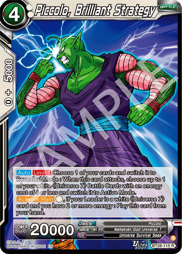 Piccolo, Brilliant Strategy BT28-115