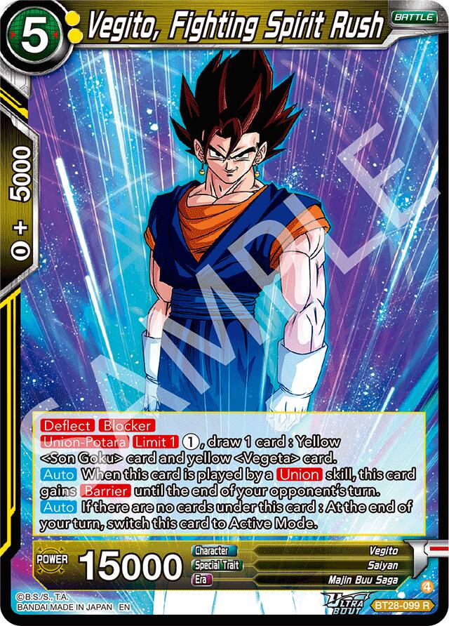 Vegito, Fighting Spirit Rush BT28-099