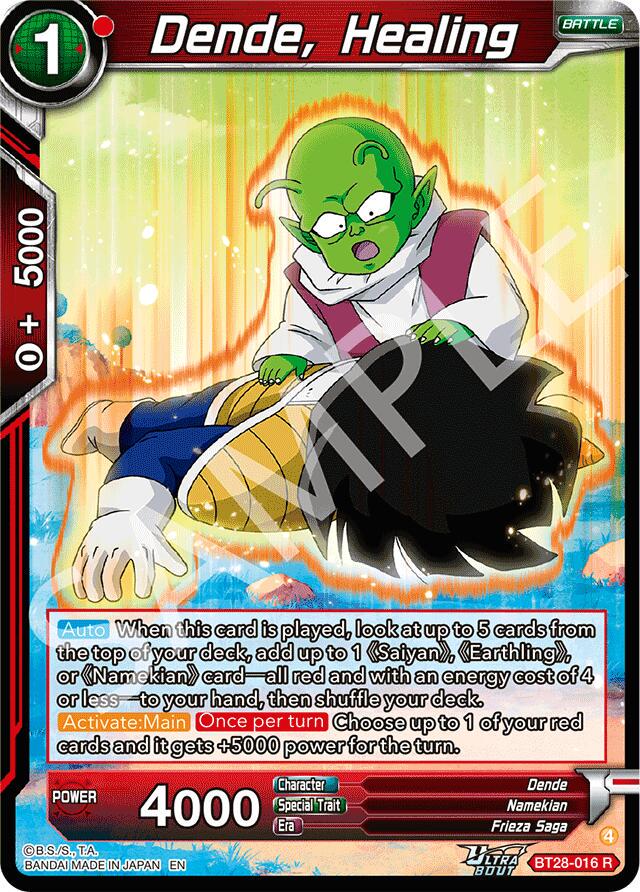Dende, Healing BT28-016