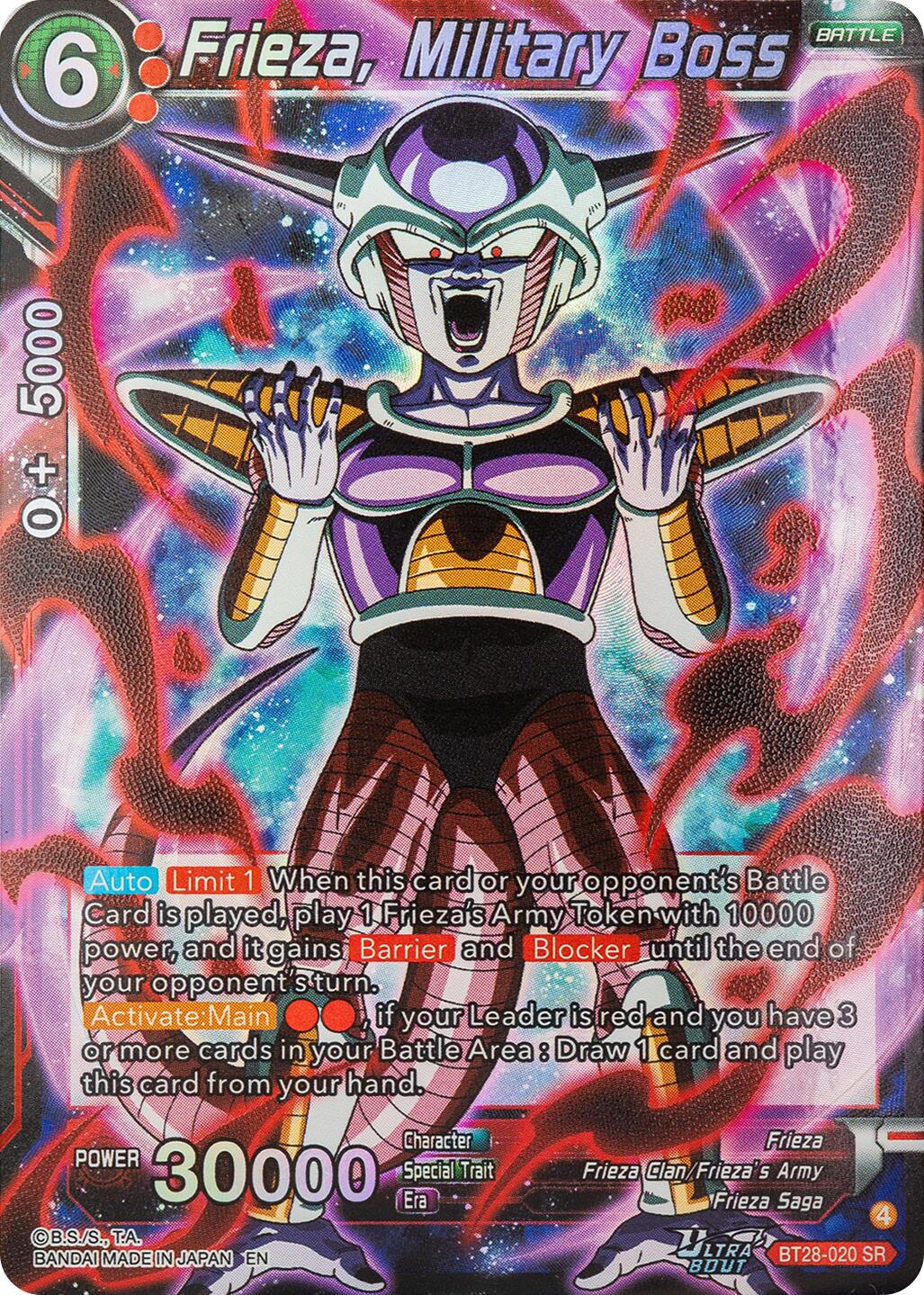 Frieza, Military Boss BT28-020