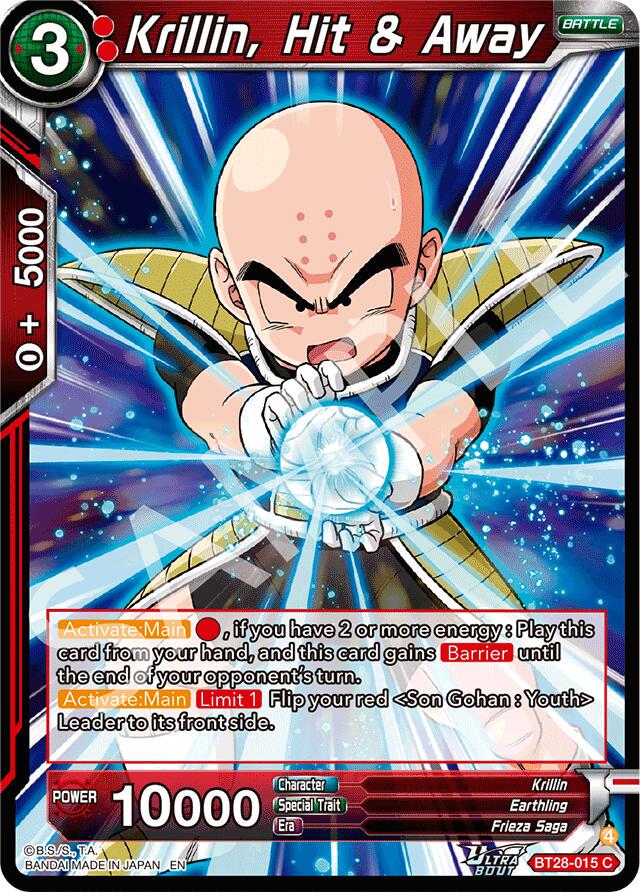 Krillin, Hit & Away BT28-015