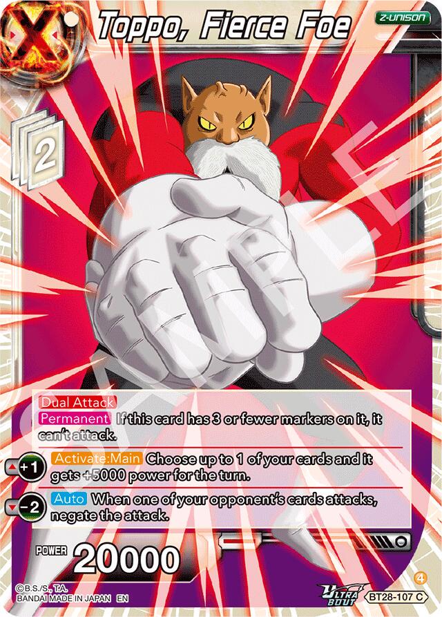 Toppo, Fierce Foe BT28-107