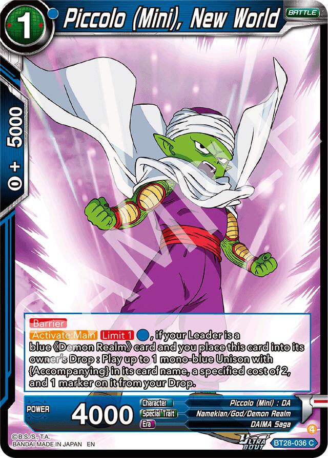 Piccolo Mini, New World BT28-036