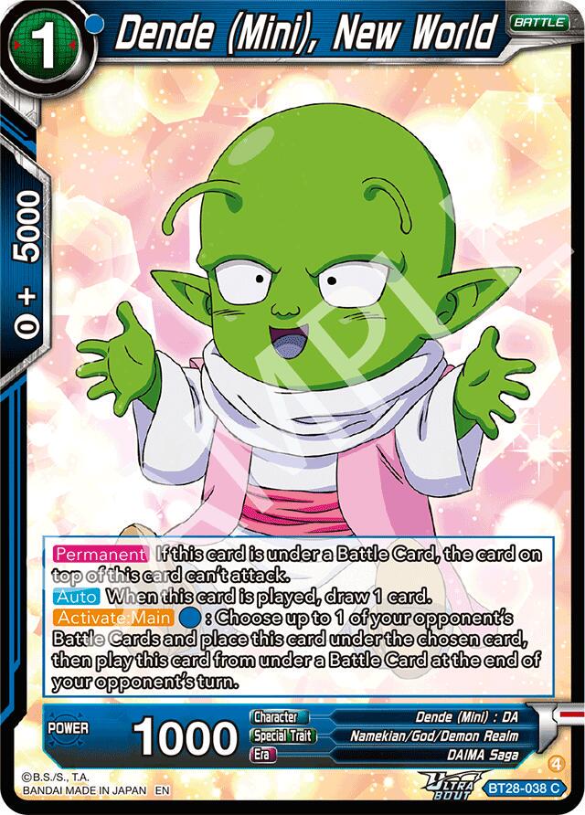 Dende Mini, New World BT28-038