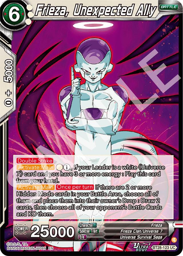 Frieza, Unexpected Ally BT28-123