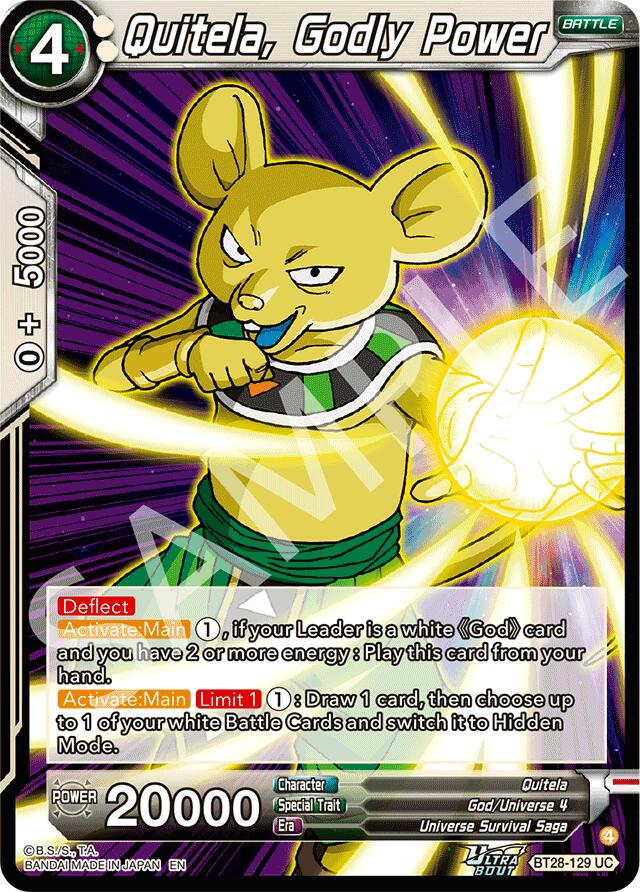 Quitela, Godly Power BT28-129