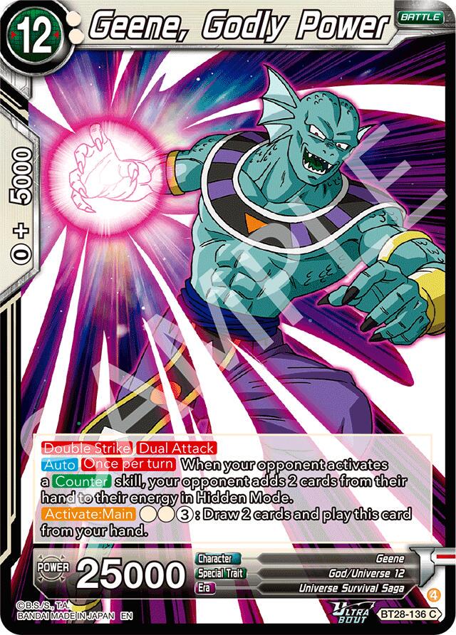 Geene, Godly Power BT28-136