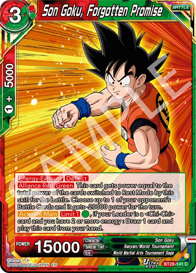 Son Goku, Forgotten Promise BT28-141