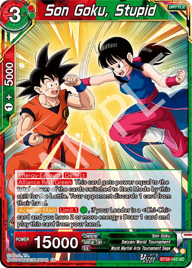 Son Goku, Stupid BT28-142