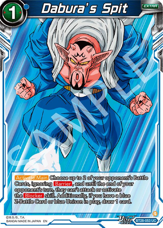 Dabura's Spit BT28-053