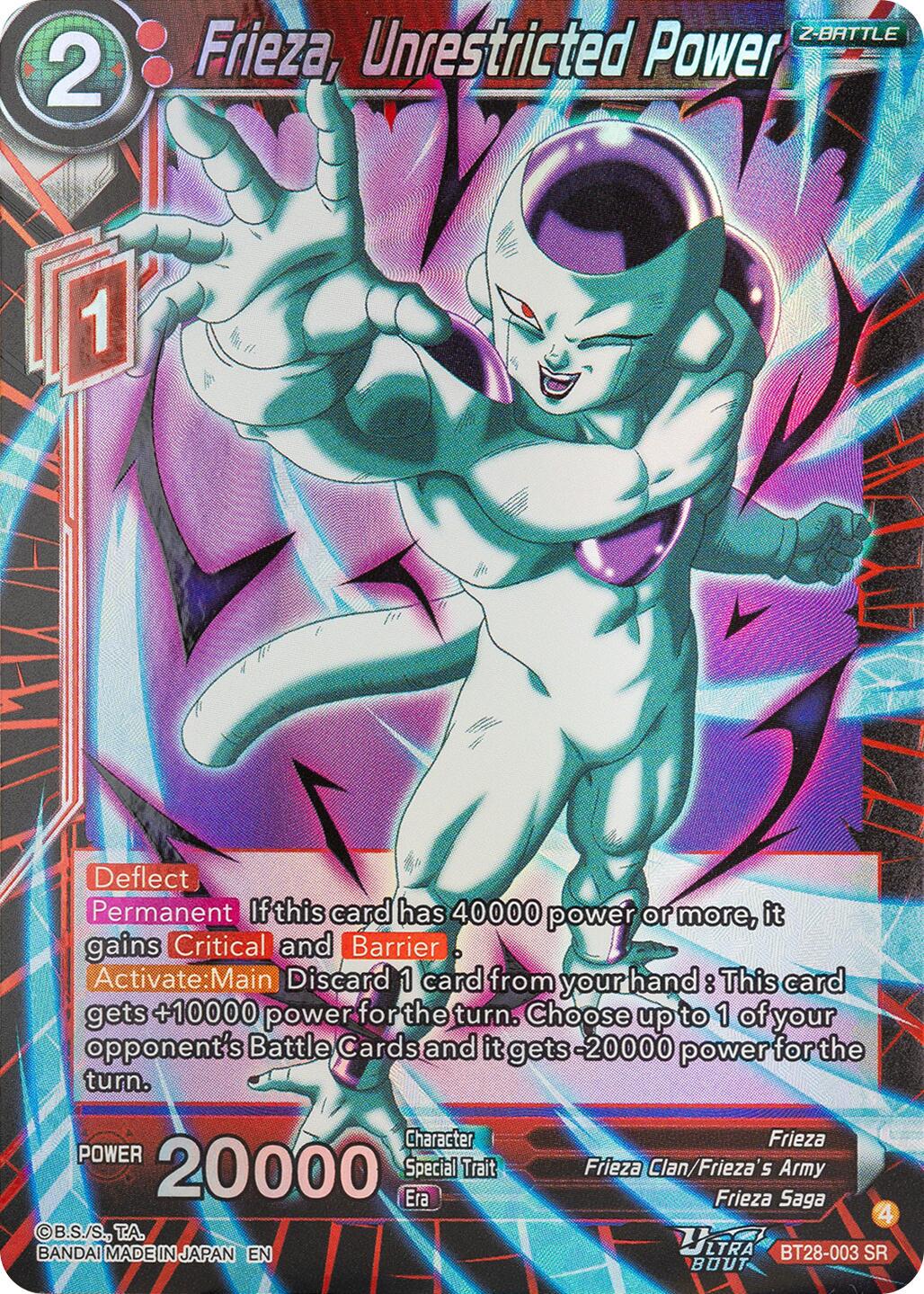 Frieza, Unrestricted Power BT28-003