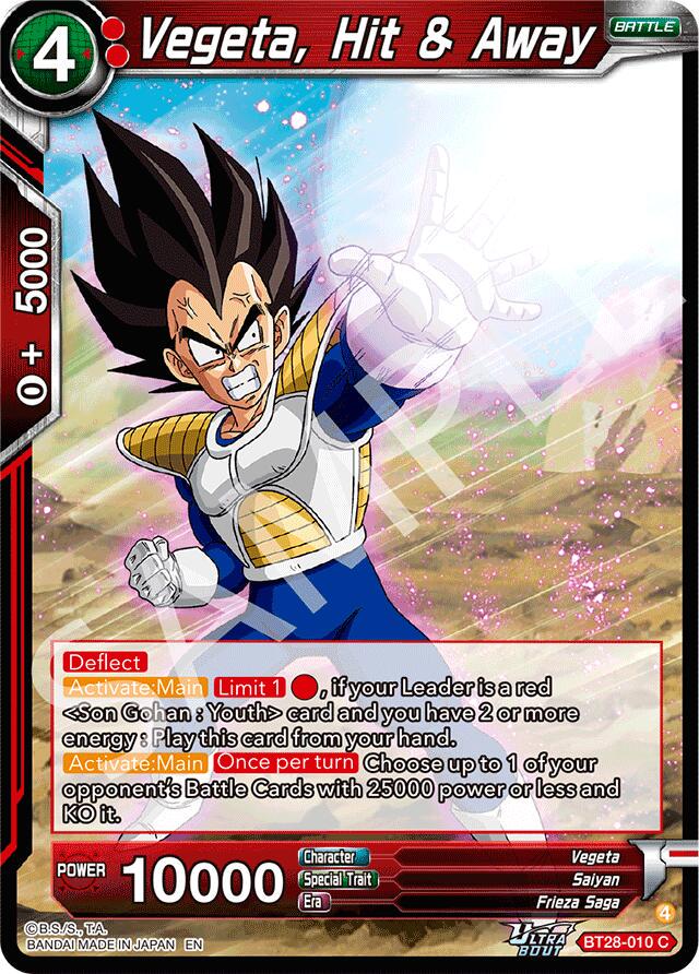Vegeta, Hit & Away BT28-010