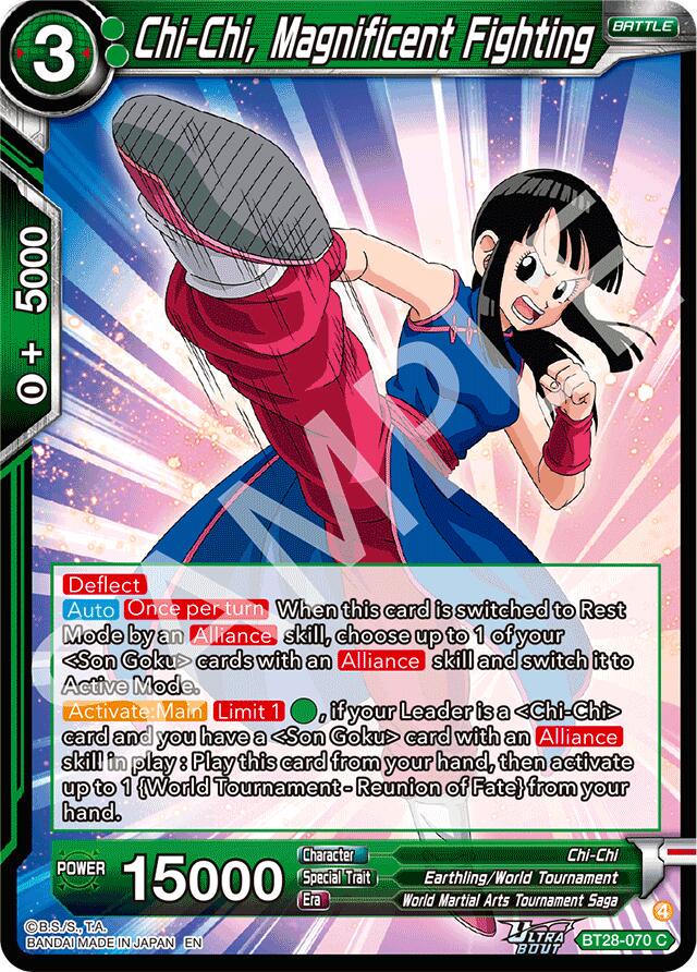 Chi-Chi, Magnificent Fighting BT28-070