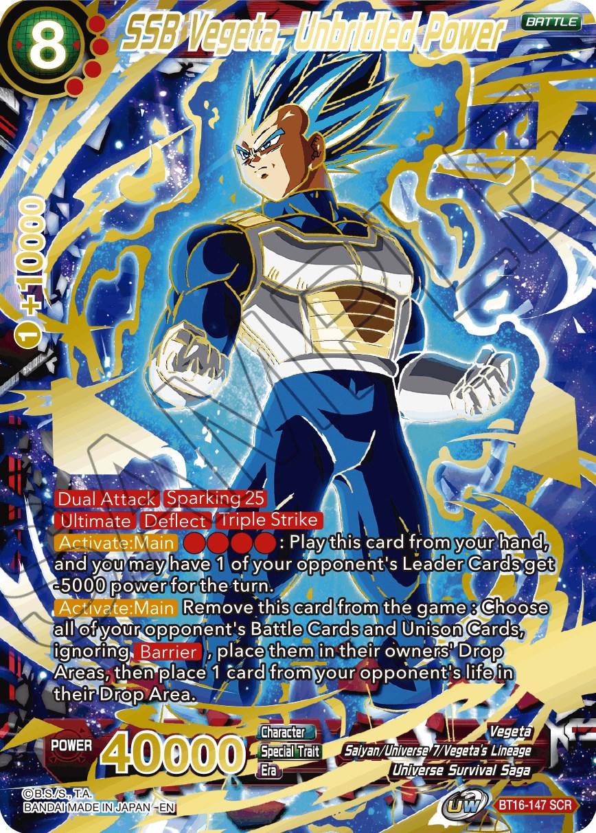 SSB Vegeta, Unbridled Power BT16-147