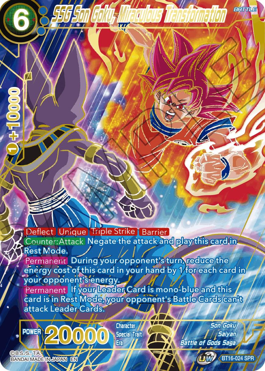 SSG Son Goku, Miraculous Transformation [SPR] BT16-024