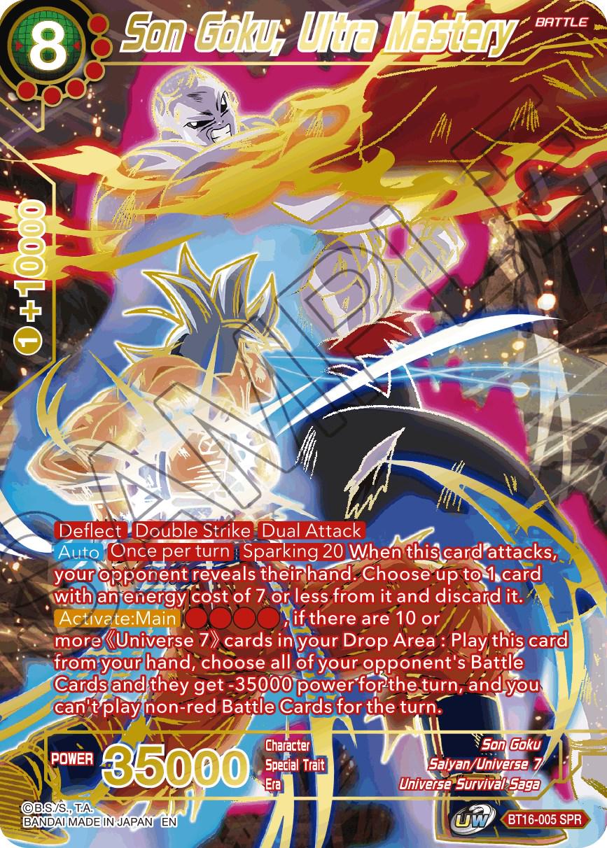 Son Goku, Ultra Mastery [SPR] BT16-005