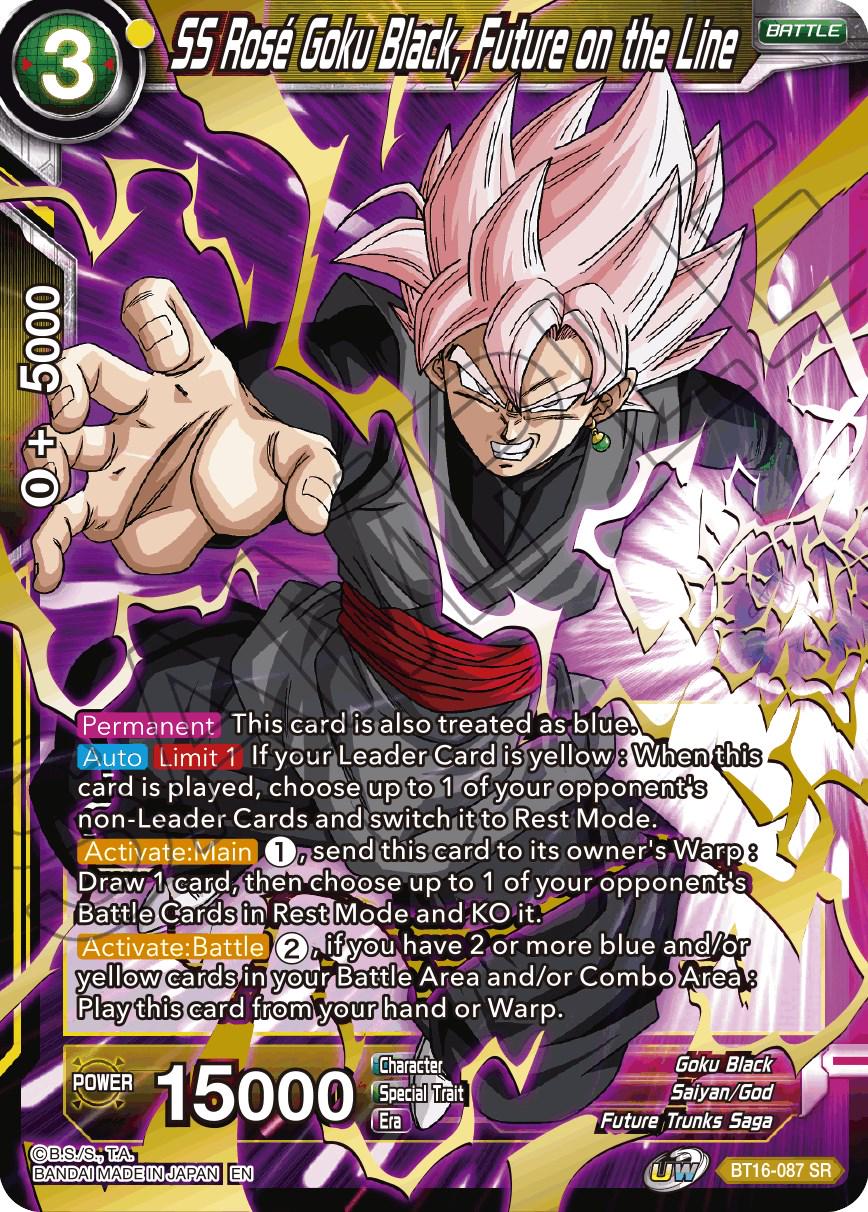 SS Rose Goku Black, Future on the Line BT16-087