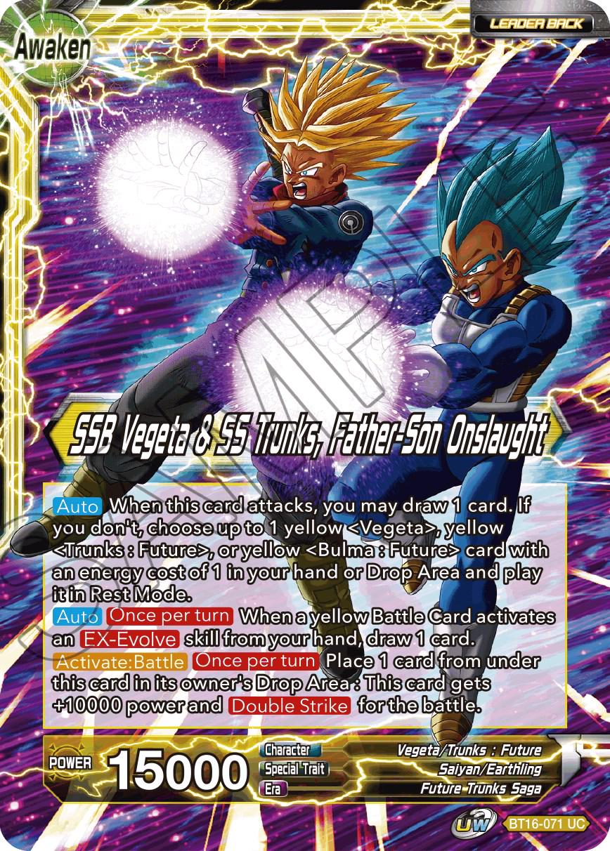 Trunks // SSB Vegeta & SS Trunks, Father-Son Onslaught BT16-071