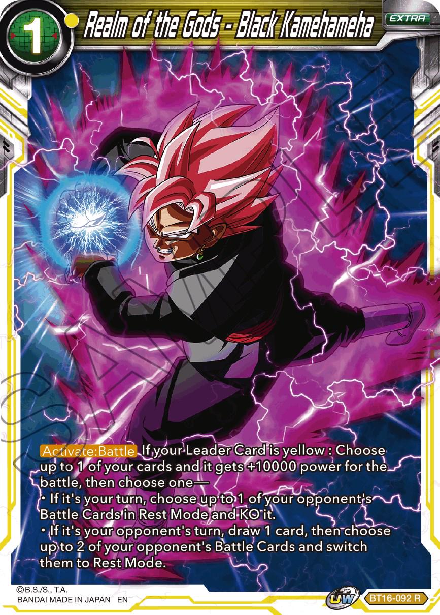 Realm of the Gods - Black Kamehameha BT16-092