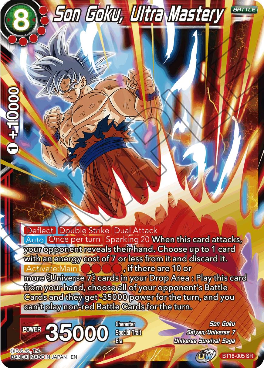 Son Goku, Ultra Mastery BT16-005