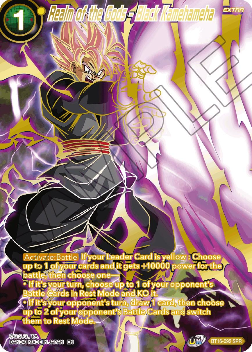 Realm of the Gods - Black Kamehameha [SPR] BT16-092