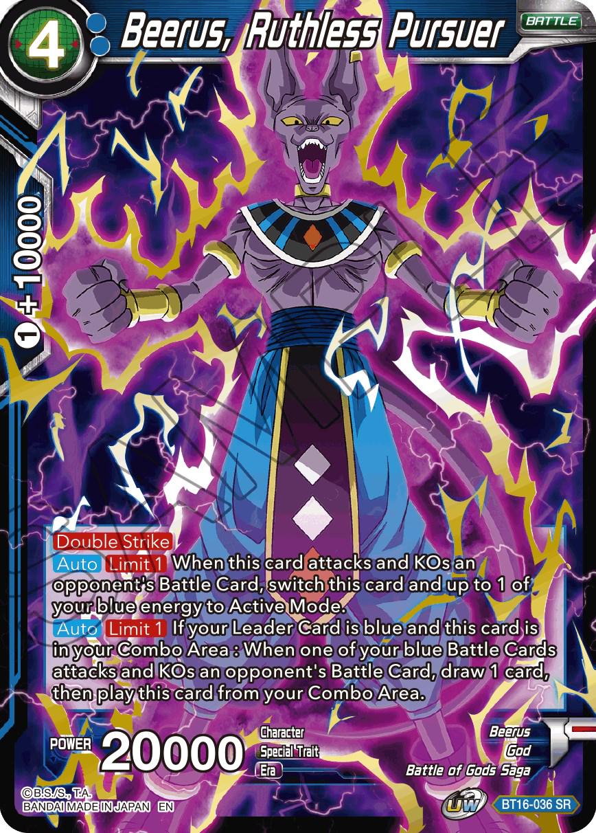 Beerus, Ruthless Pursuer BT16-036