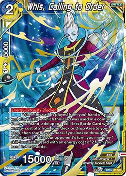 Whis, Calling to Order BT16-131