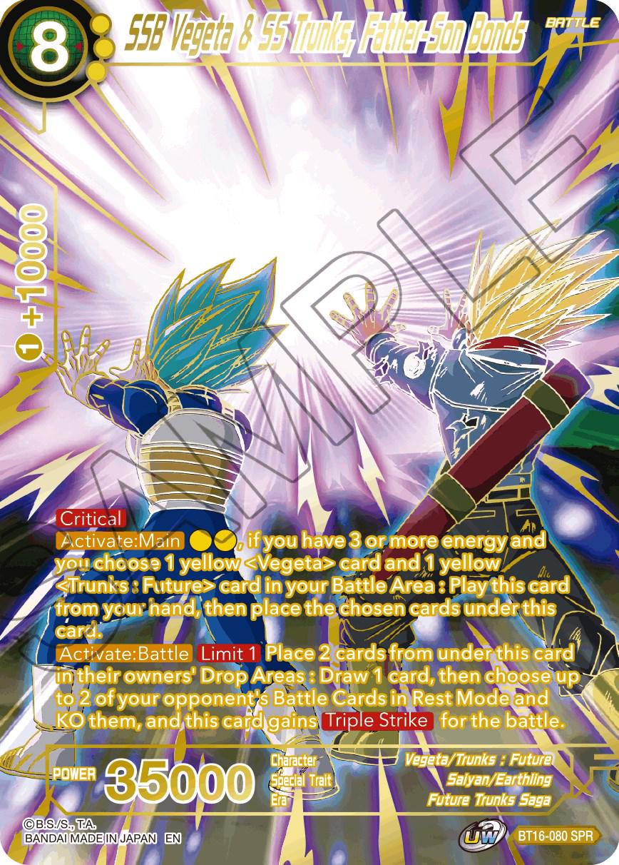SSB Vegeta & SS Trunks, Father-Son Bonds [SPR] BT16-080