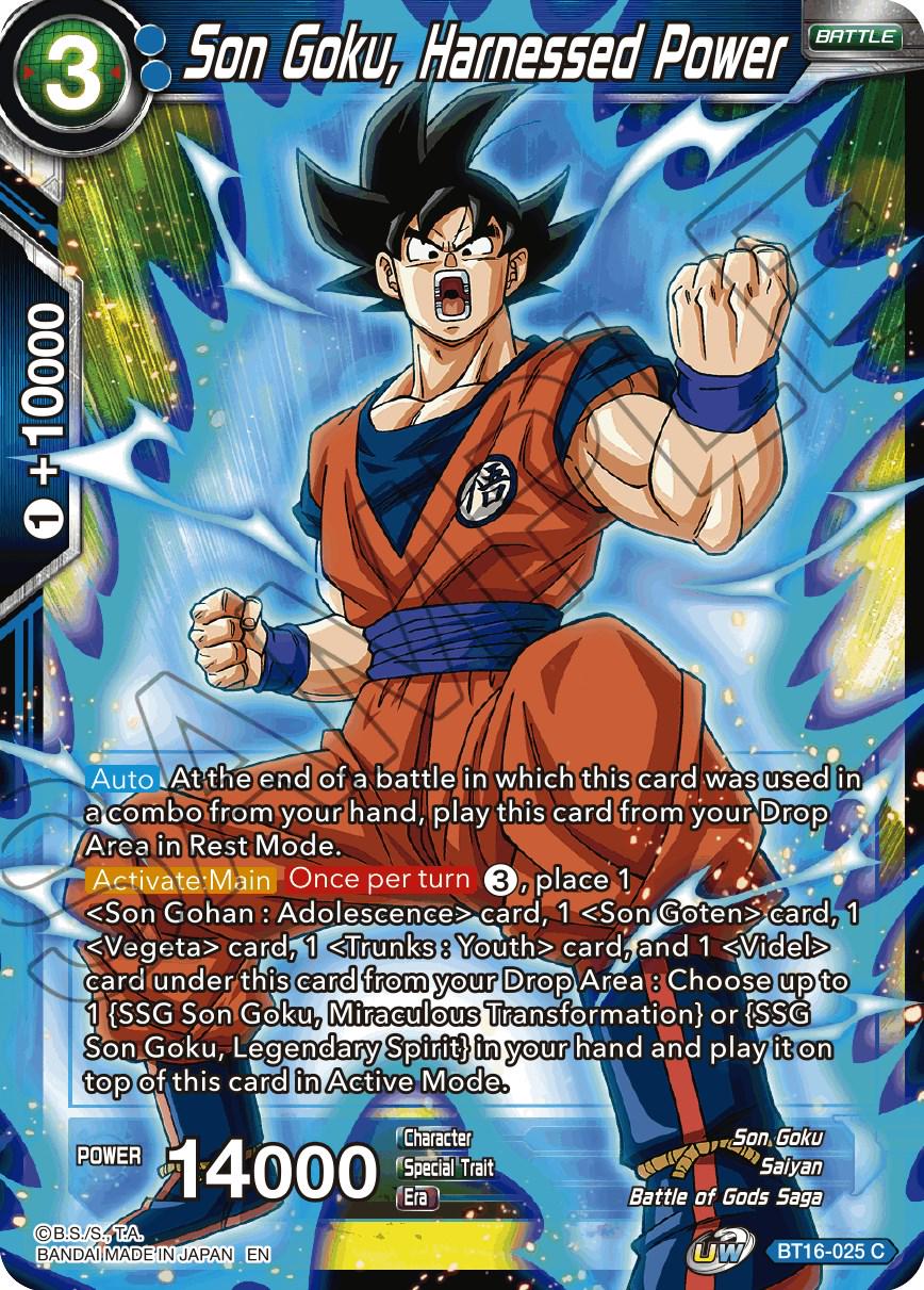 Son Goku, Harnessed Power BT16-025