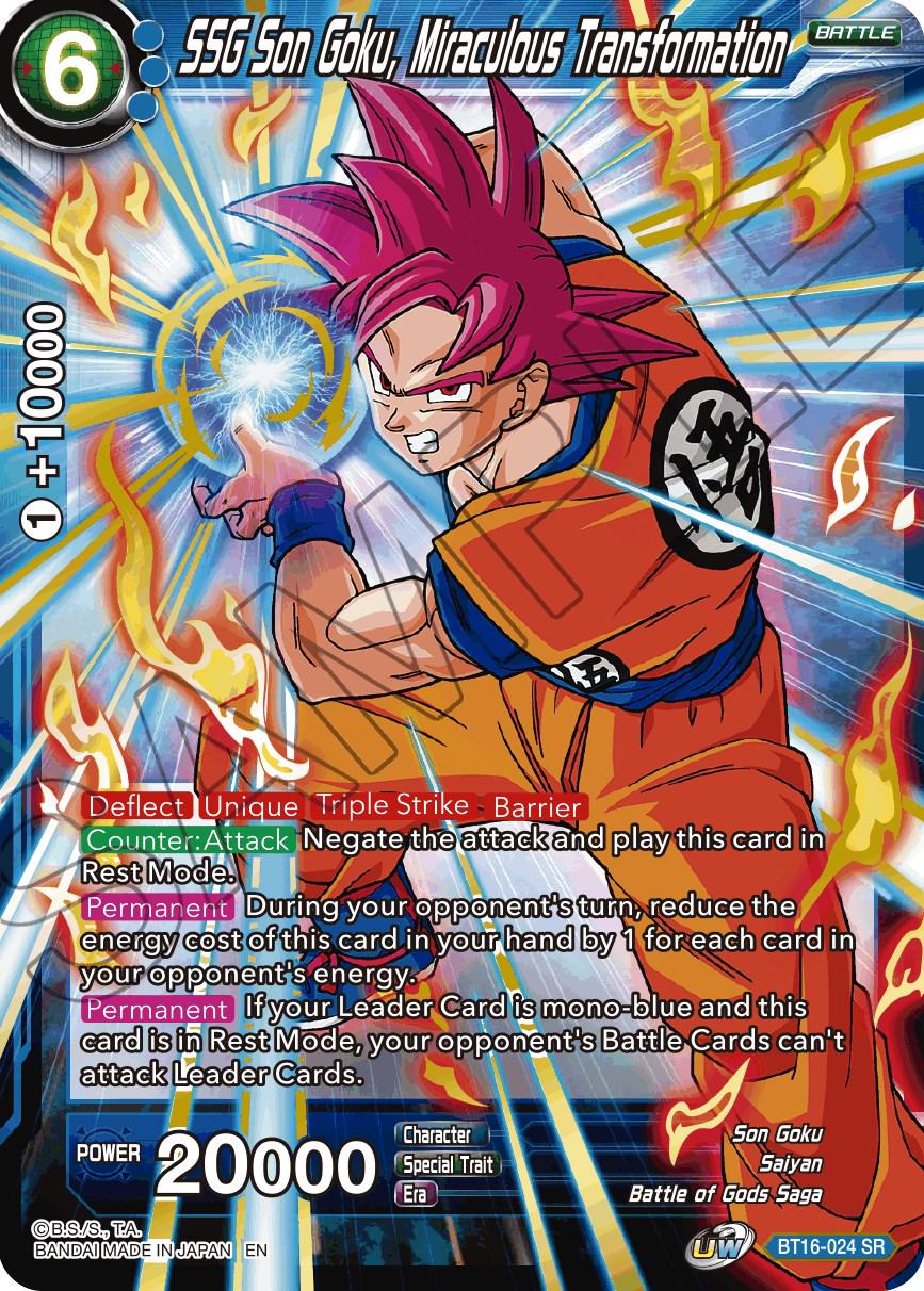 SSG Son Goku, Miraculous Transformation BT16-024