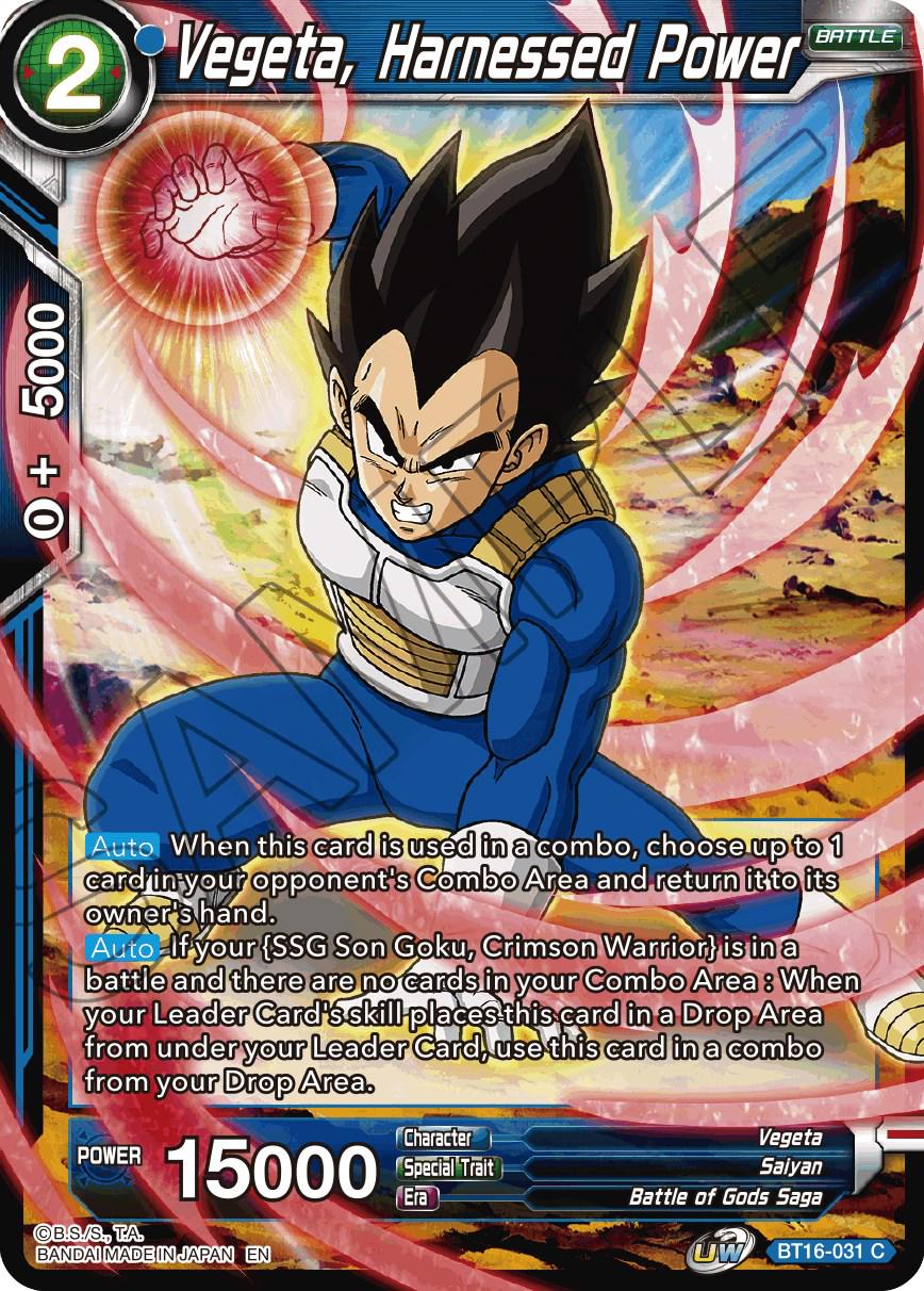 Vegeta, Harnessed Power BT16-031