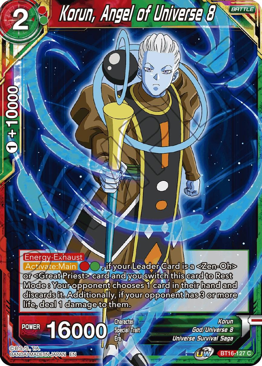 Korun, Angel of Universe 8 BT16-127