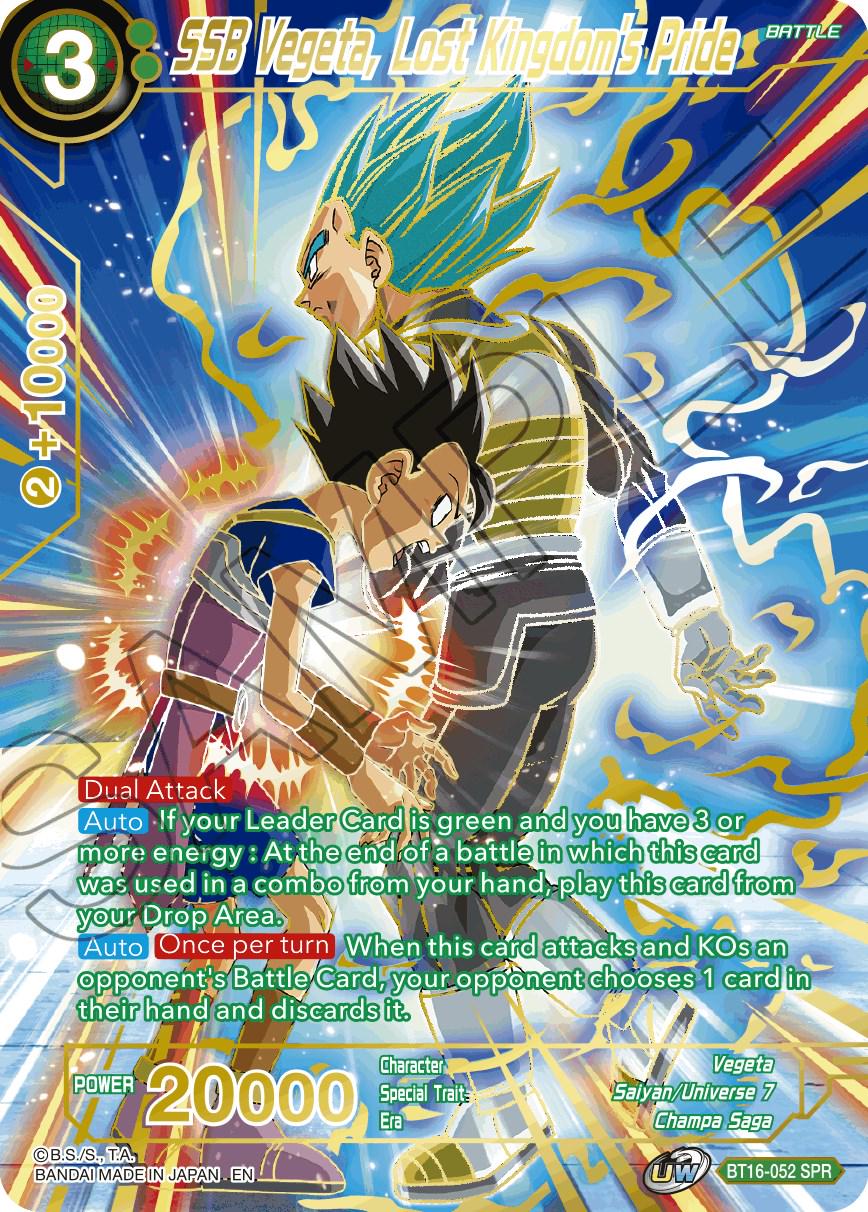 SSB Vegeta, Lost Kingdom's Pride [SPR] BT16-052