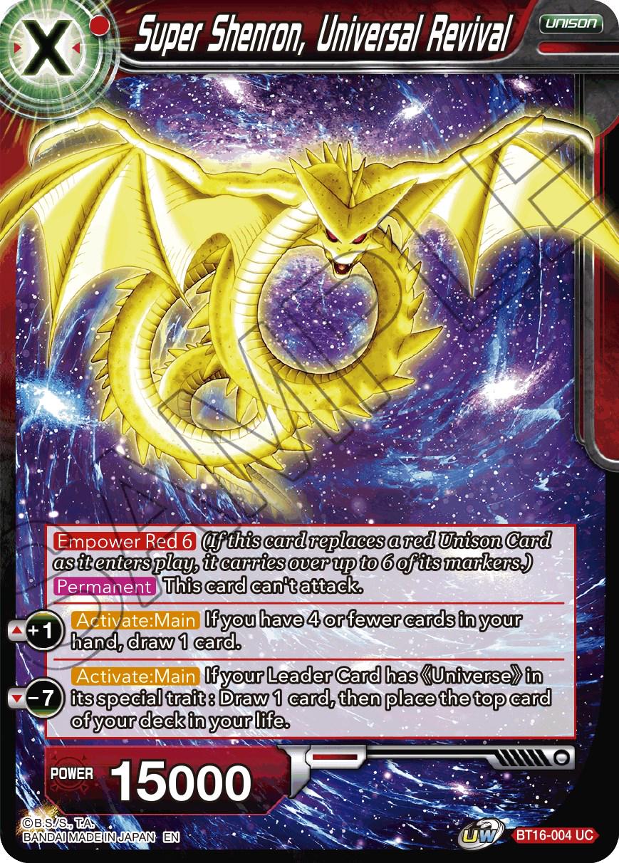 Super Shenron, Universal Revival BT16-004