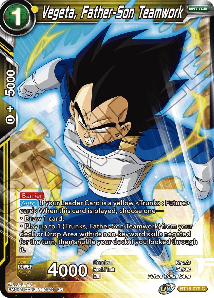 Vegeta, Father-Son Teamwork BT16-079