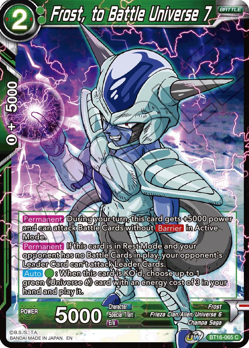 Frost, to Battle Universe 7 BT16-065