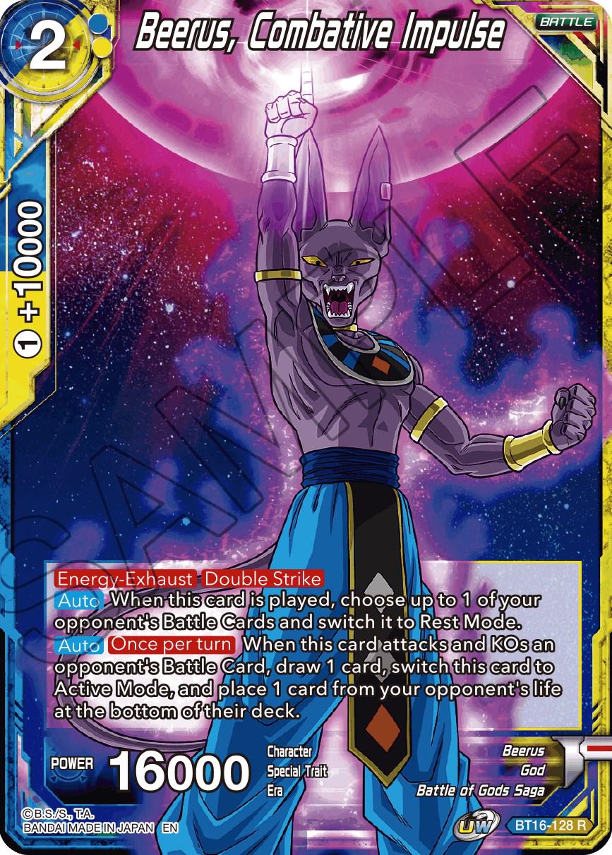 Beerus, Combative Impulse BT16-128