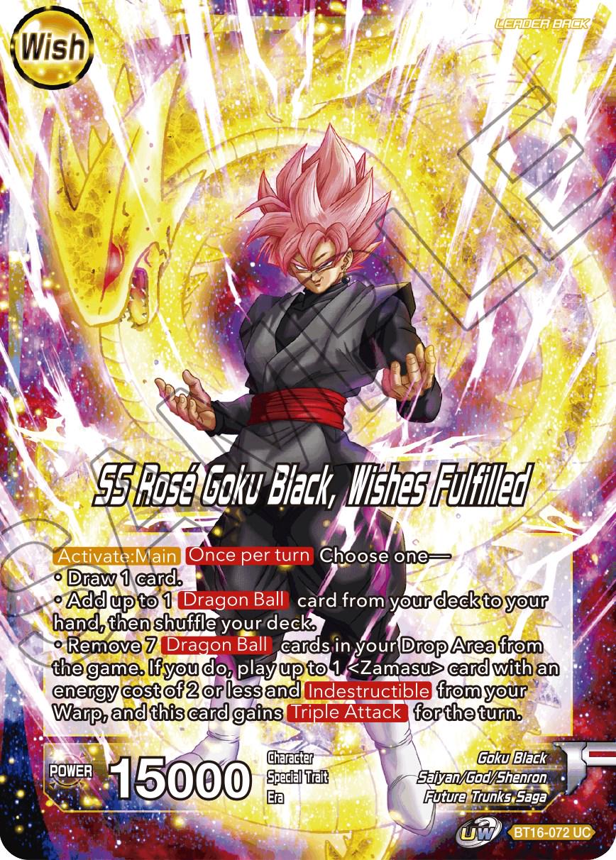 Zamasu // SS Rose Goku Black, Wishes Fulfilled BT16-072