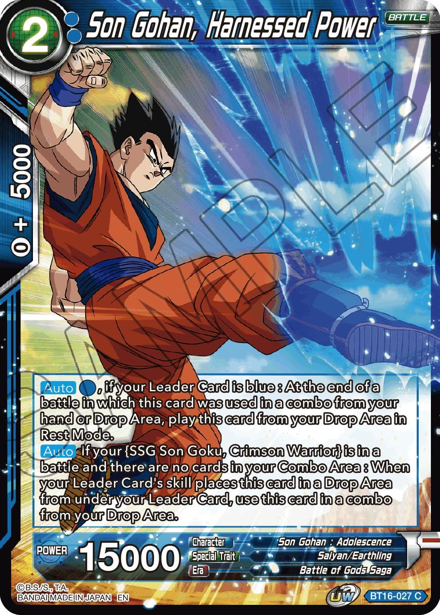Son Gohan, Harnessed Power BT16-027