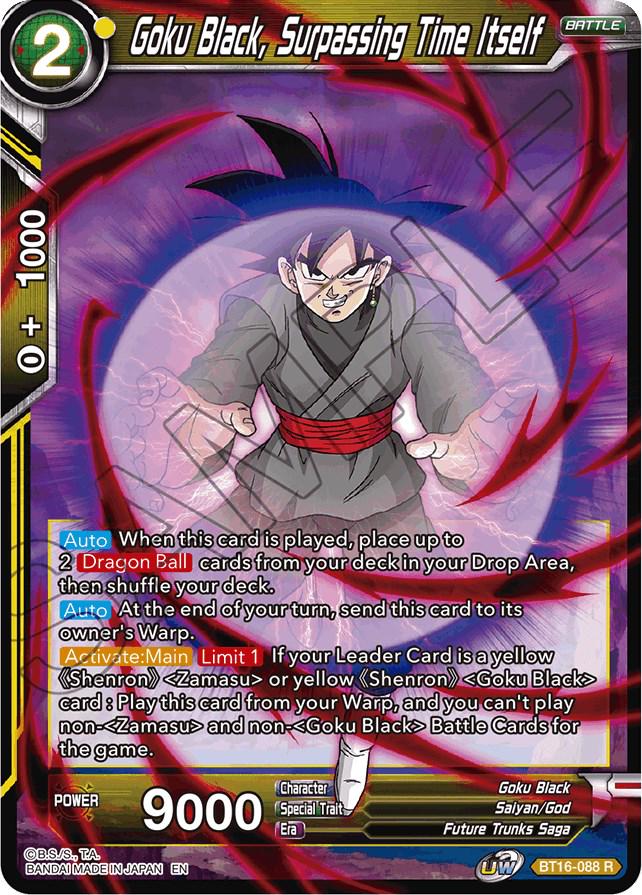 Goku Black, Surpassing Time itself BT16-088