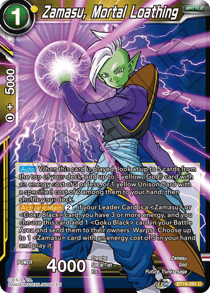 Zamasu, Mortal Loathing BT16-091