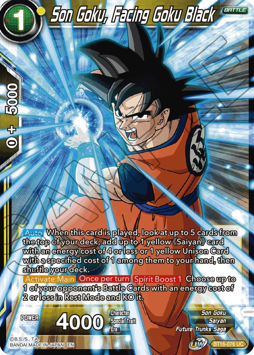 Son Goku, Facing Goku Black BT16-076