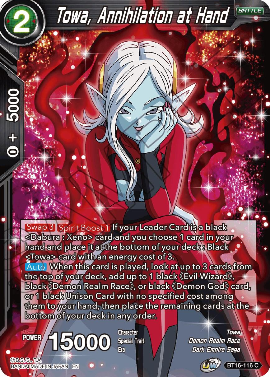 Towa, Annihilation at Hand BT16-116