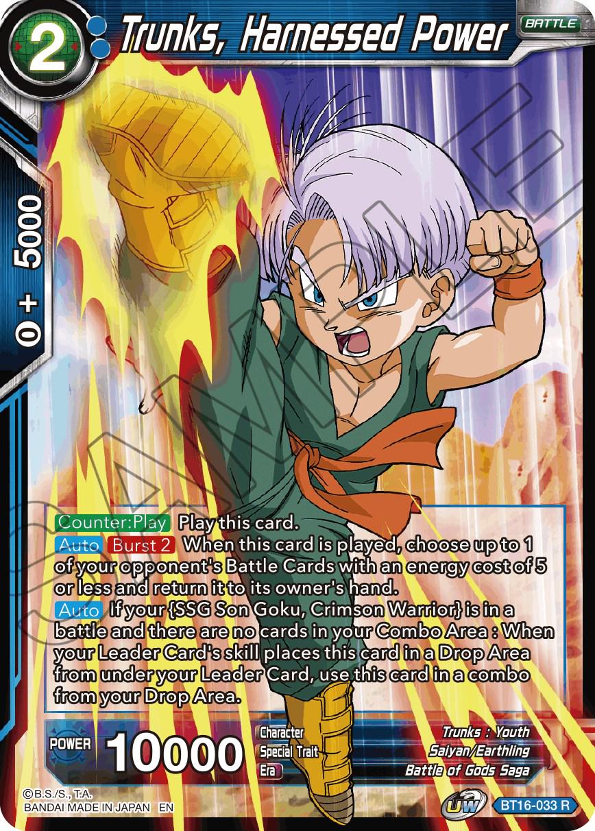 Trunks, Harnessed Power BT16-033